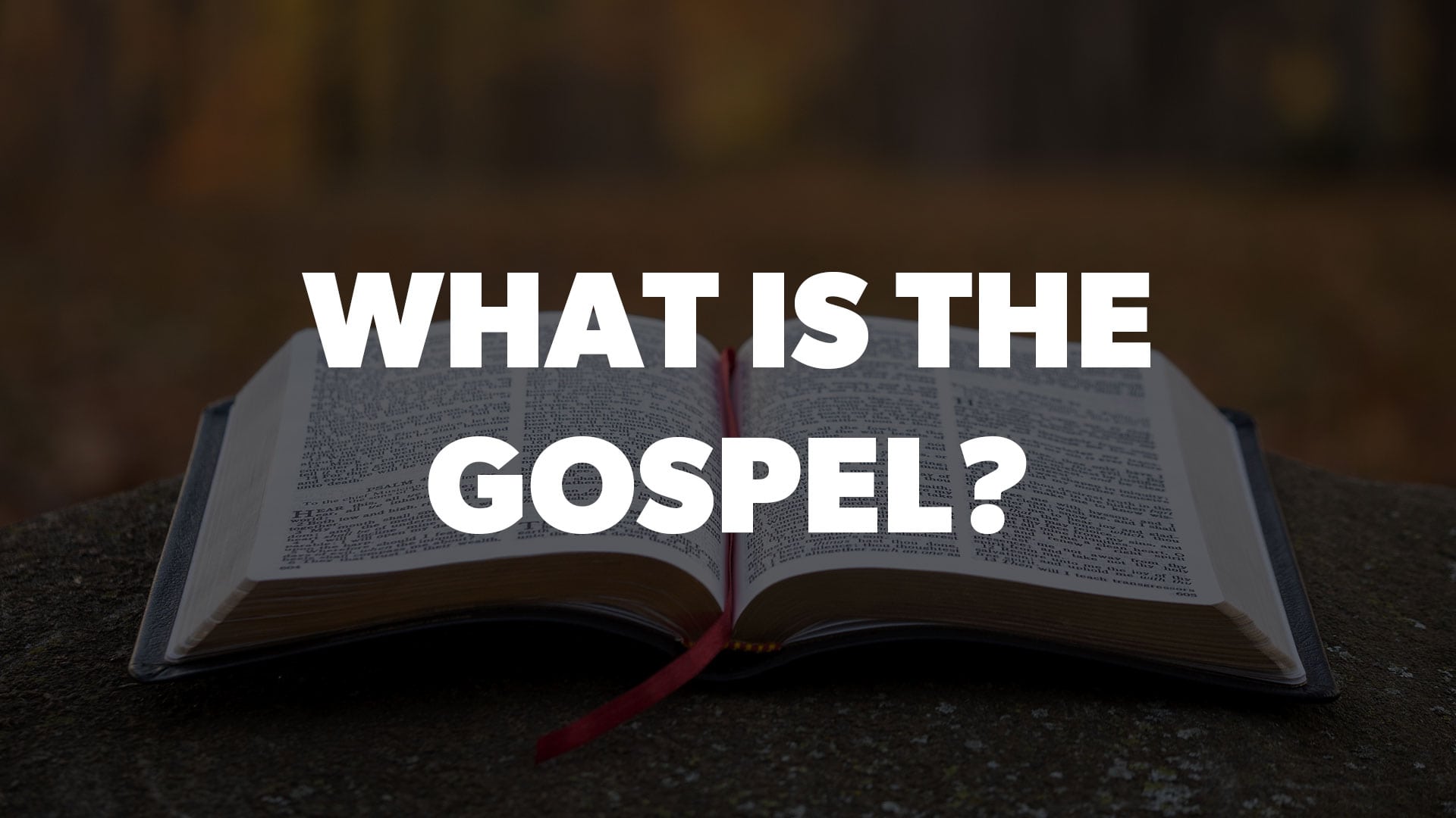 What is the Gospel?